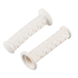 REVETEMENT/POIGNEE SCOOTER/CYCLO ASPECT CROSS BLANC 130MM (PR)
