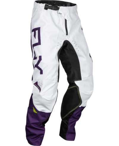 Pantalon FLY RACING Kinetic Reload - Deep Purple/blanc/jaune fluo