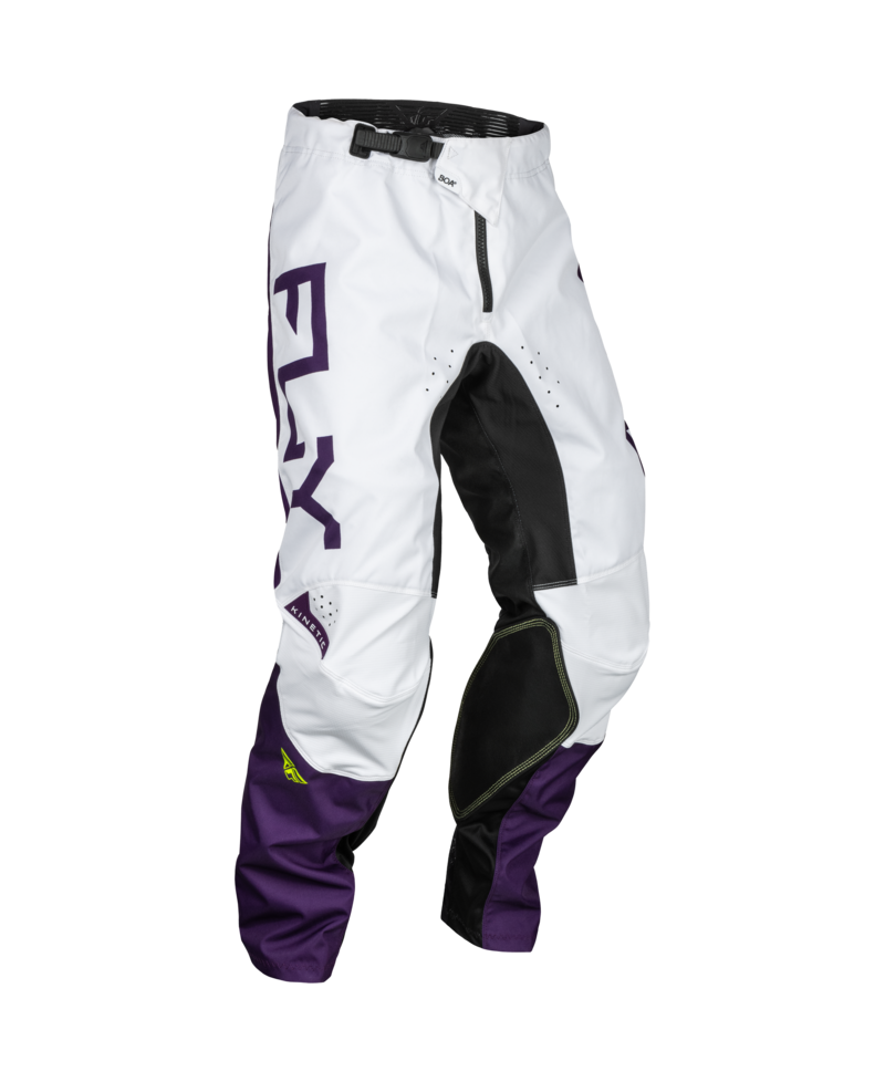 Pantalon FLY RACING Kinetic Reload - Deep Purple/blanc/jaune fluo