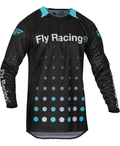 Maillot FLY RACING Evolution DST Strobe - noir/Electric Blue