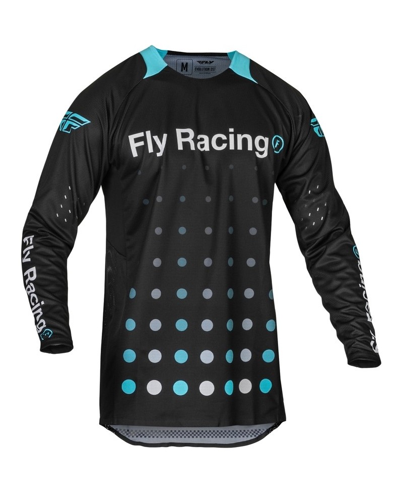 Maillot FLY RACING Evolution DST Strobe - noir/Electric Blue