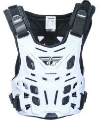 Plastron FLY RACING Revel Roost Race CE blanc