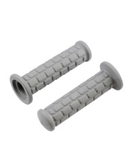 REVETEMENT/POIGNEE SCOOTER/CYCLO ASPECT CROSS GRIS 130MM (PR)