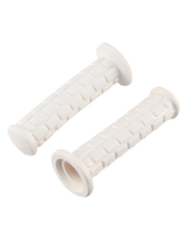 REVETEMENT/POIGNEE SCOOTER/CYCLO ASPECT CROSS BLANC 130MM (PR)