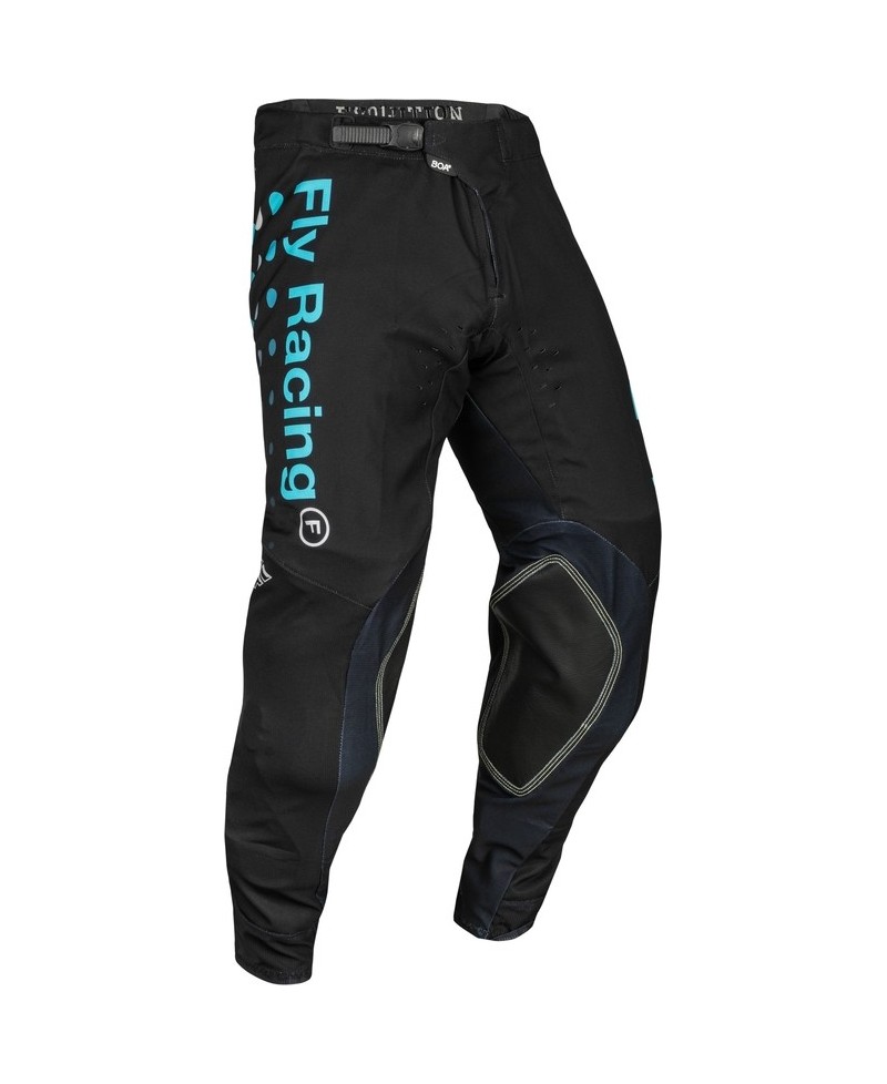 Pantalon FLY RACING Evolution DST Strobe - S.E. Strobe Black/Electric Blue