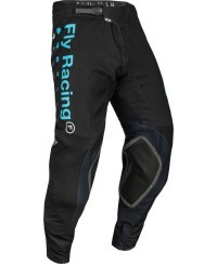 Pantalon FLY RACING Evolution DST Strobe - S.E. Strobe Black/Electric Blue