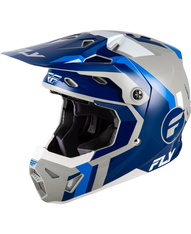 Casque FLY RACING Formula CP Seal - Navy/bleu/gris