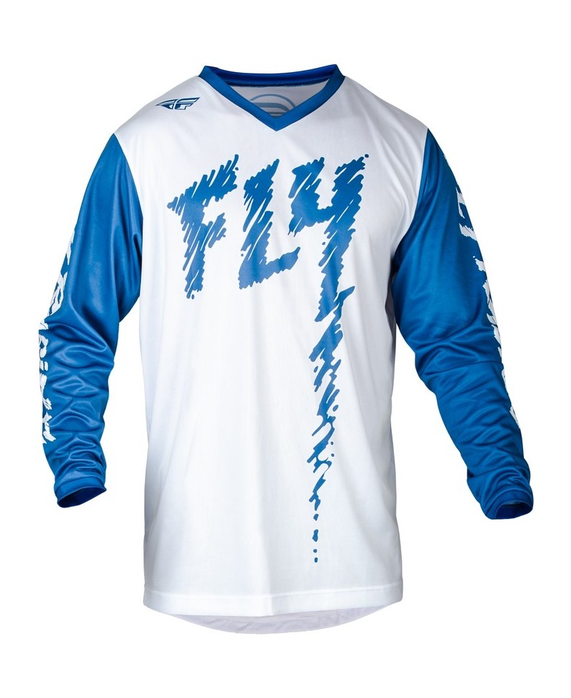 Maillot enfant FLY RACING F-16 - True Blue/blanc
