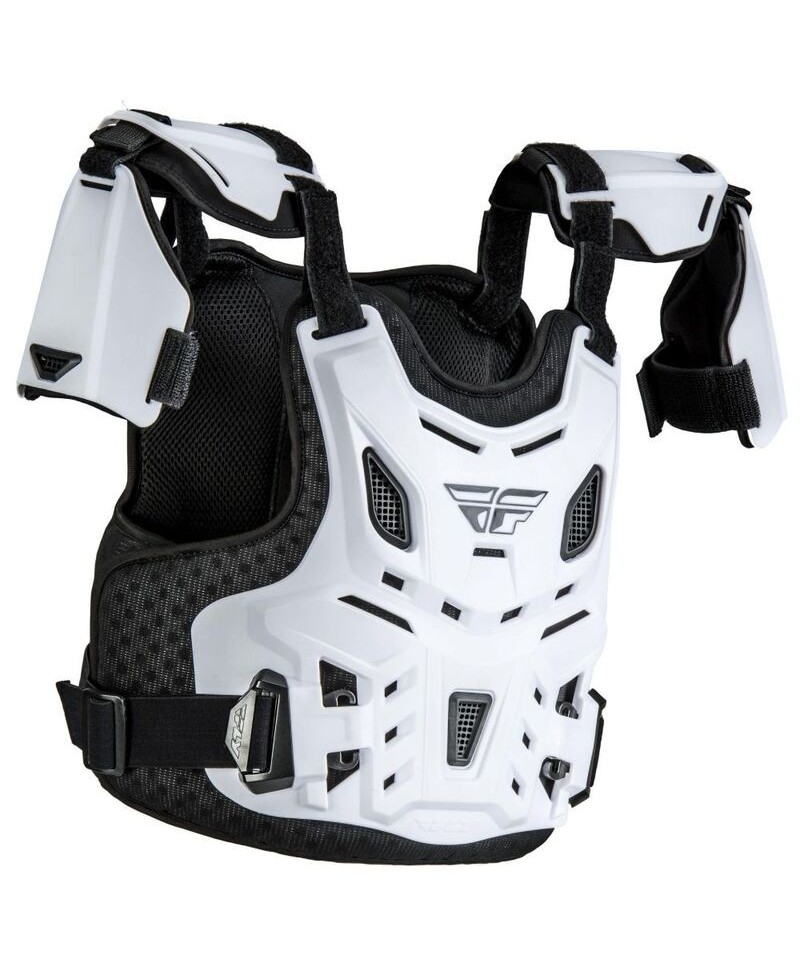 Plastron FLY RACING Revel Roost CE blanc enfant