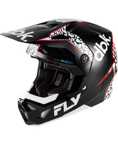 Casque FLY RACING Formula CP Special Edition DBK - noir/blanc/rouge