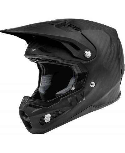 Casque enfant FLY RACING Formula Carbon Tracer - Matte Black Carbon