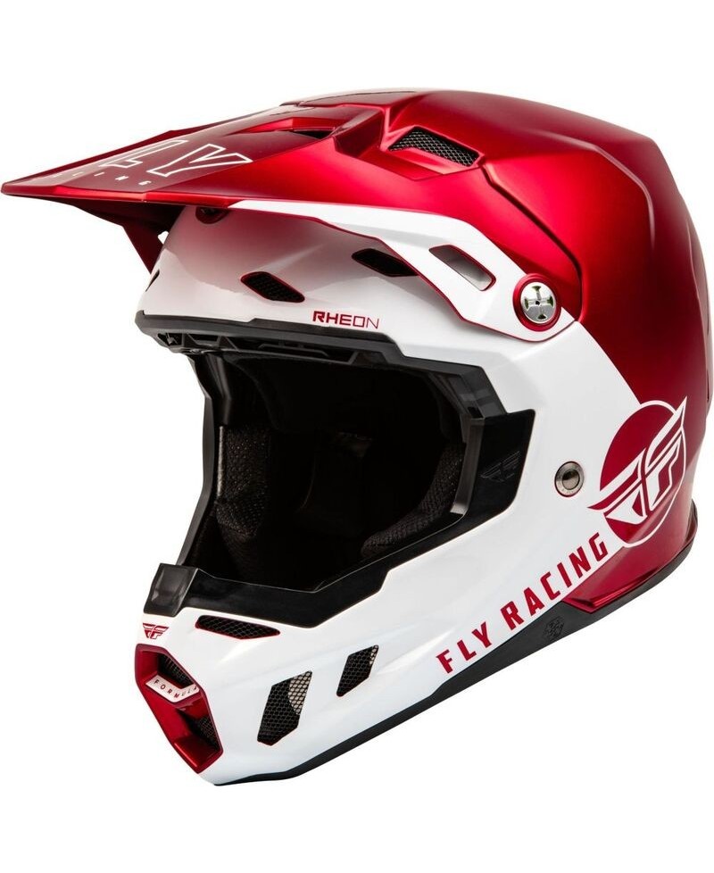 Casque FLY RACING Formula CC Centrum Rouge Metallic/Blanc M