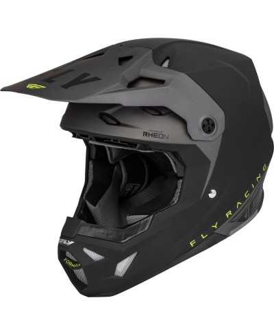 Casque FLY RACING Formula CP Slant Noir/Gris/Jaune Fluo XL