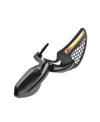 RETRO UNIVERSEL FAR VIPER AVEC PROTEGE MAIN A LED NOIR (DROIT)  (X1)