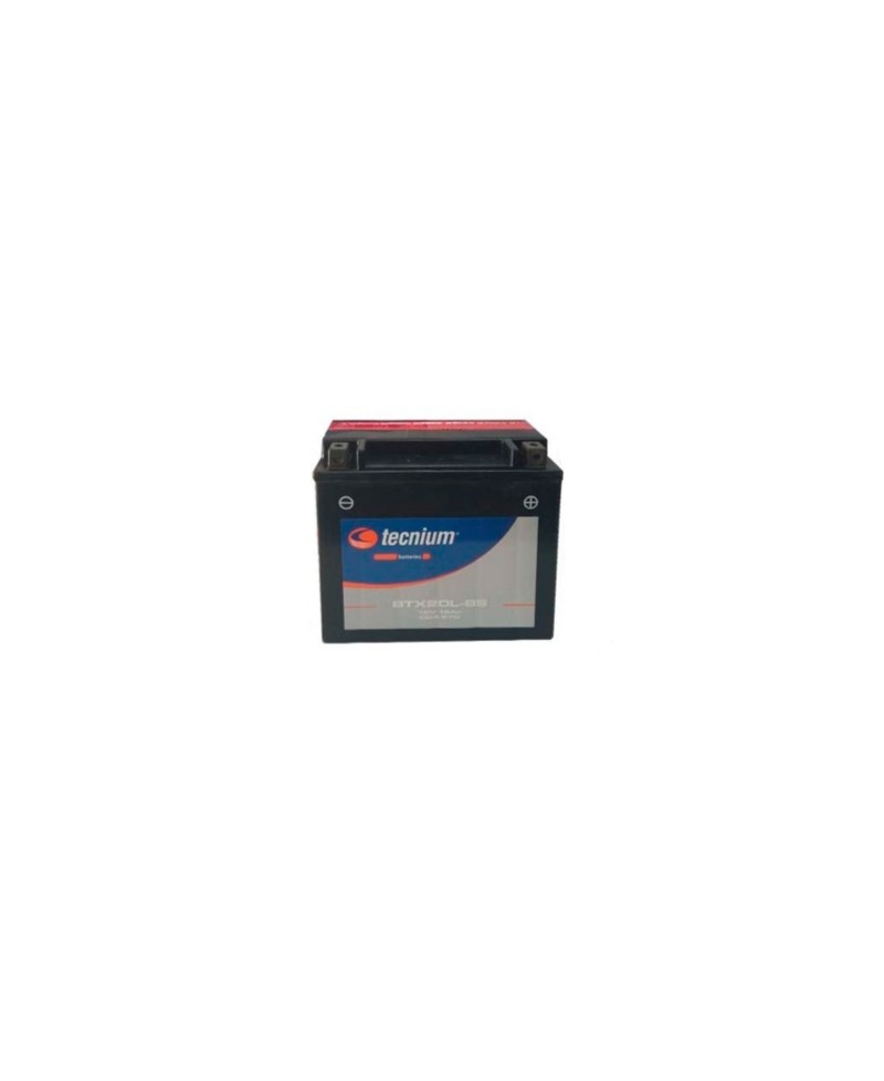 Batterie TECNIUM BTX20L-BS sans entretien avec pack acide