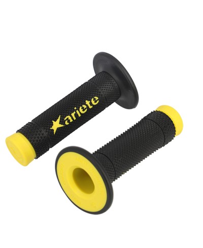 REVETEMENT/POIGNEE ARIETE VULCAN NOIR/JAUNE (PR)  - 115MM