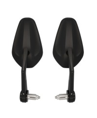 RETRO UNIVERSEL BLACKWAY PHOTON ALUMINIUM NOIR (PR) - HOMOLOGUE CE - MONTAGE EN EMBOUT GUI