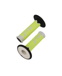 REVETEMENT/POIGNEE PROGRIP 788 BLANC/JAUNE FLUO/NOIR (PR) TRIPLE DENSITE 115MM