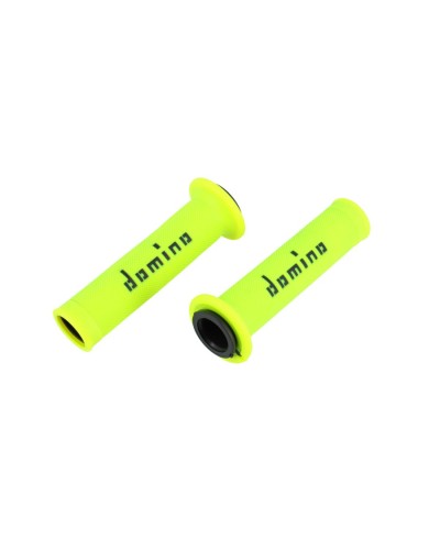REVETEMENT / POIGNEE DOMINO A010 JAUNE FLUO/NOIR (PR) 120MM