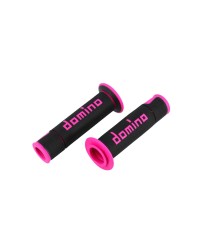 REVETEMENT / POIGNEE DOMINO A450 NOIR/FUCHSIA (PR) 120MM