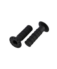 REVETEMENT/POIGNEE DOMINO VINTAGE /RETRO CROSS NOIR  (PR) 120MM