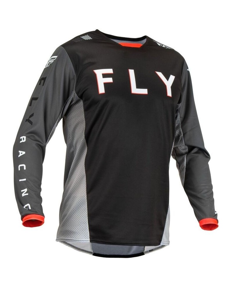 Maillot FLY RACING Kinetic Kore Noir/Gris M