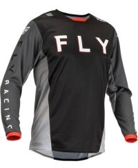 Maillot FLY RACING Kinetic Kore Noir/Gris M