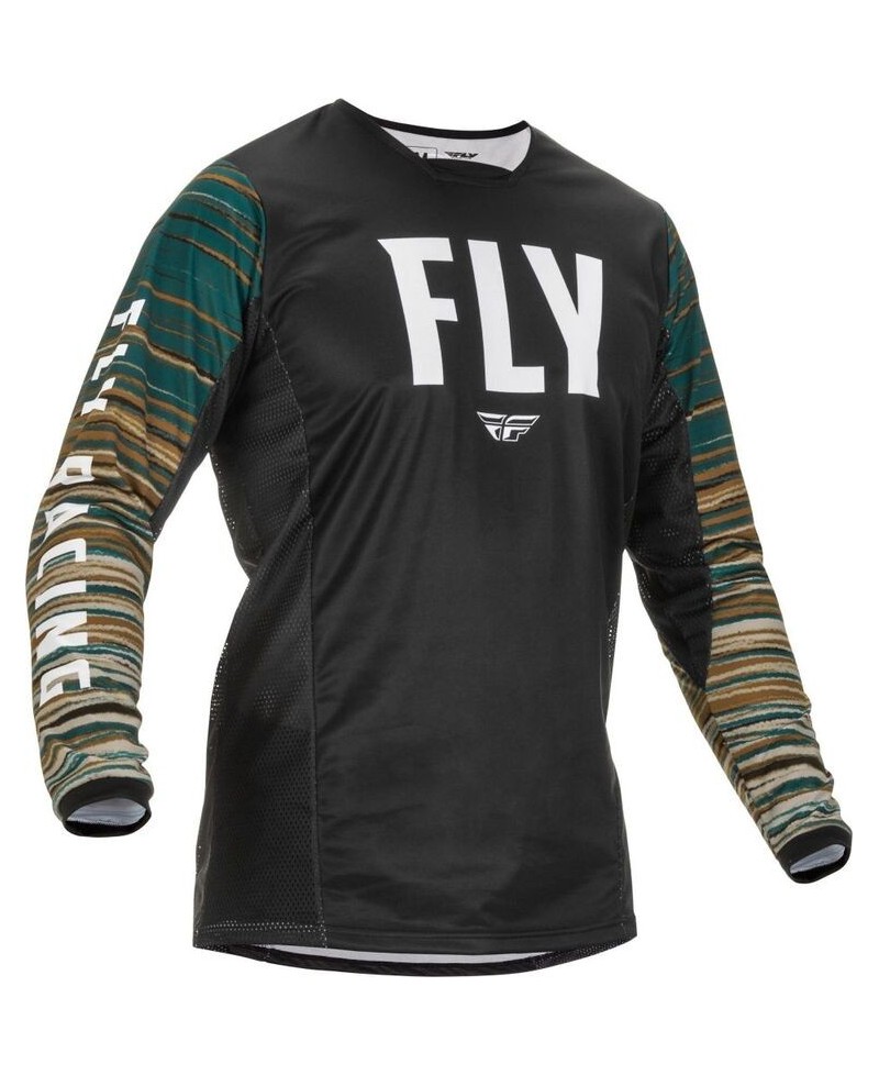 Maillot FLY RACING Kinetic Wave Noir/Rum M