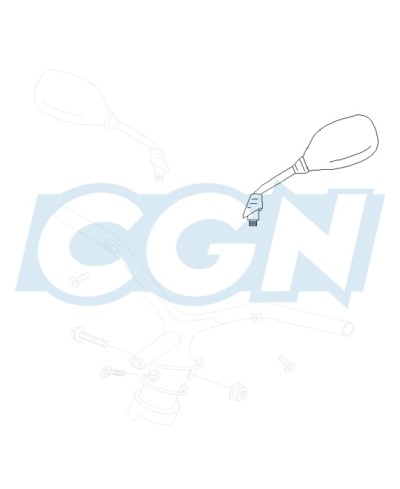 RETRO SCOOTER GAUCHE OEM PEUGEOT VCLIC