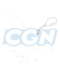 RETRO SCOOTER GAUCHE OEM PEUGEOT VCLIC