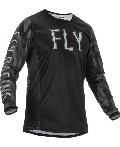 Maillot FLY RACING Kinetic S.E. Tactic Gris/Noir Camo M