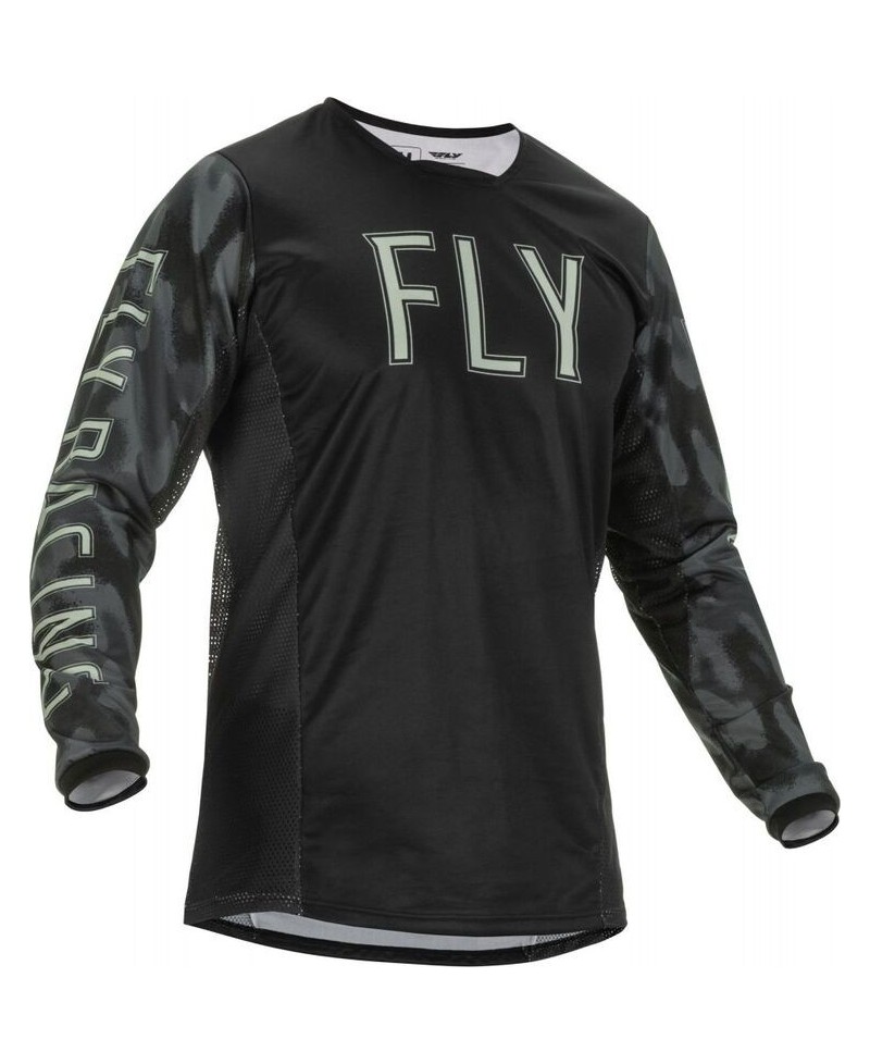 Maillot FLY RACING Kinetic S.E. Tactic Gris/Noir Camo M
