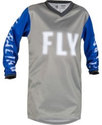Maillot enfant FLY RACING F-16 - gris/bleu
