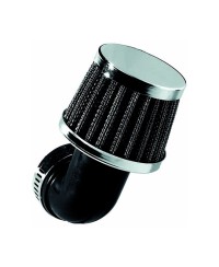 FILTRE A AIR TUN'R PHBG CONIQUE KN COUDE 90° CHROME