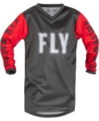 Maillot enfant FLY RACING F-16 - gris/rouge