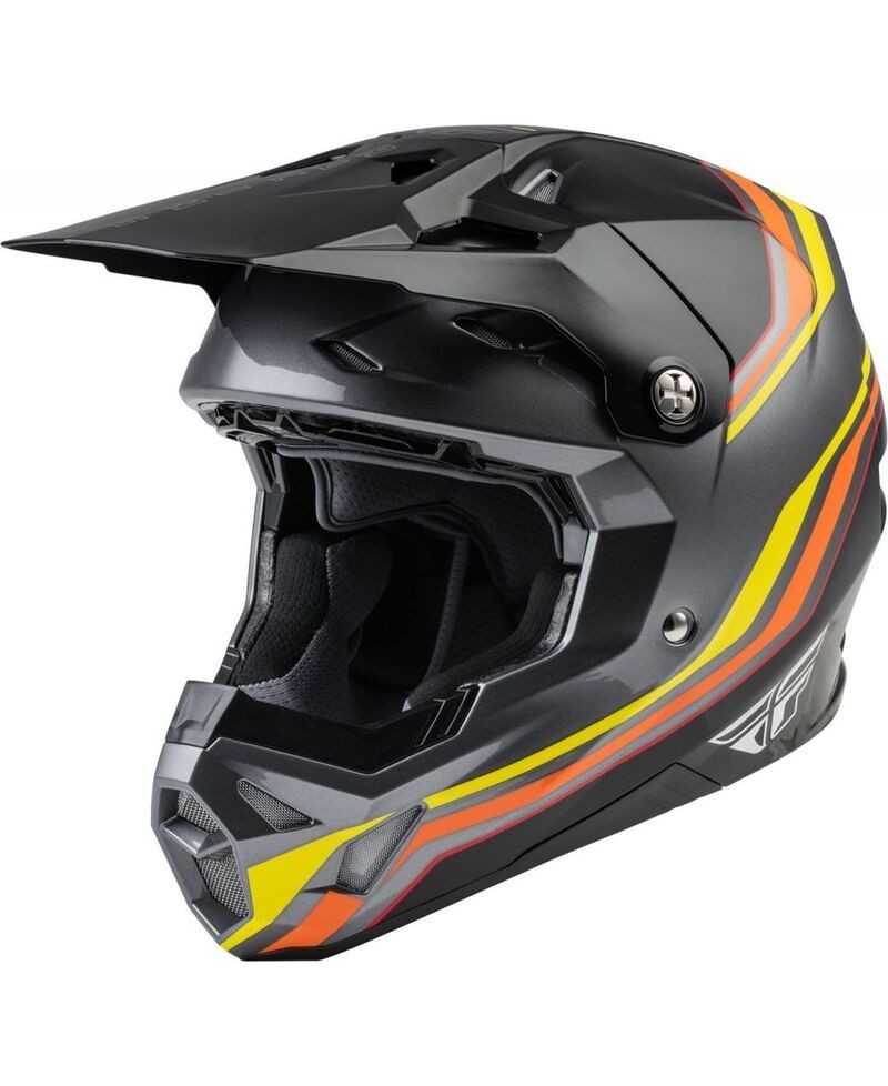 Casque FLY RACING Formula CP S.E. Speeder Noir/Jaune/Rouge XL