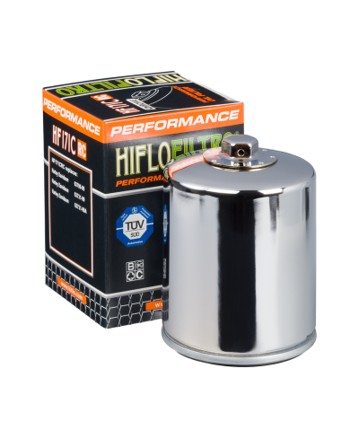 Filtre a huile HIFLOFILTRO Performance chrome - HF171CRC