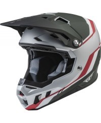 Casque FLY RACING Formula CC Driver Silver/Rouge/Blanc XL