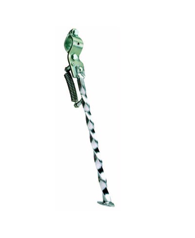 BEQUILLE CYCLO LATERALE TUN'RADAPT. 103 MVL/VOGUE/SP BRAS OVAL TORSADE LONGUE CHROME