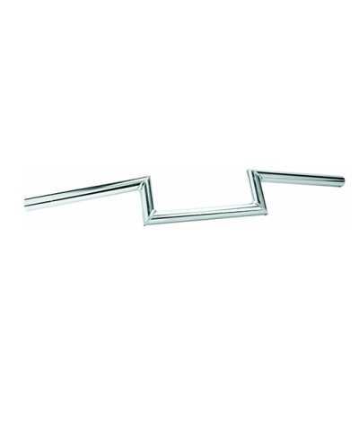 GUIDON CYCLO Z.BARRE LISSE H5 CHROME