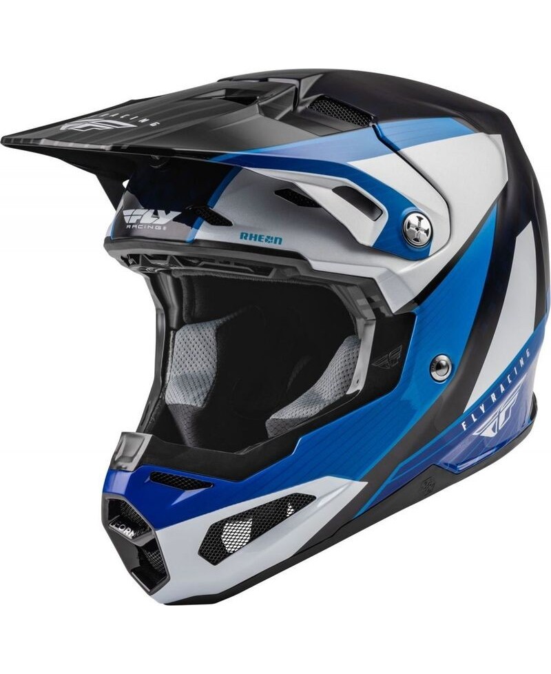 Casque FLY RACING Formula Carbon Prime Bleu/Blanc/Bleu Carbon L