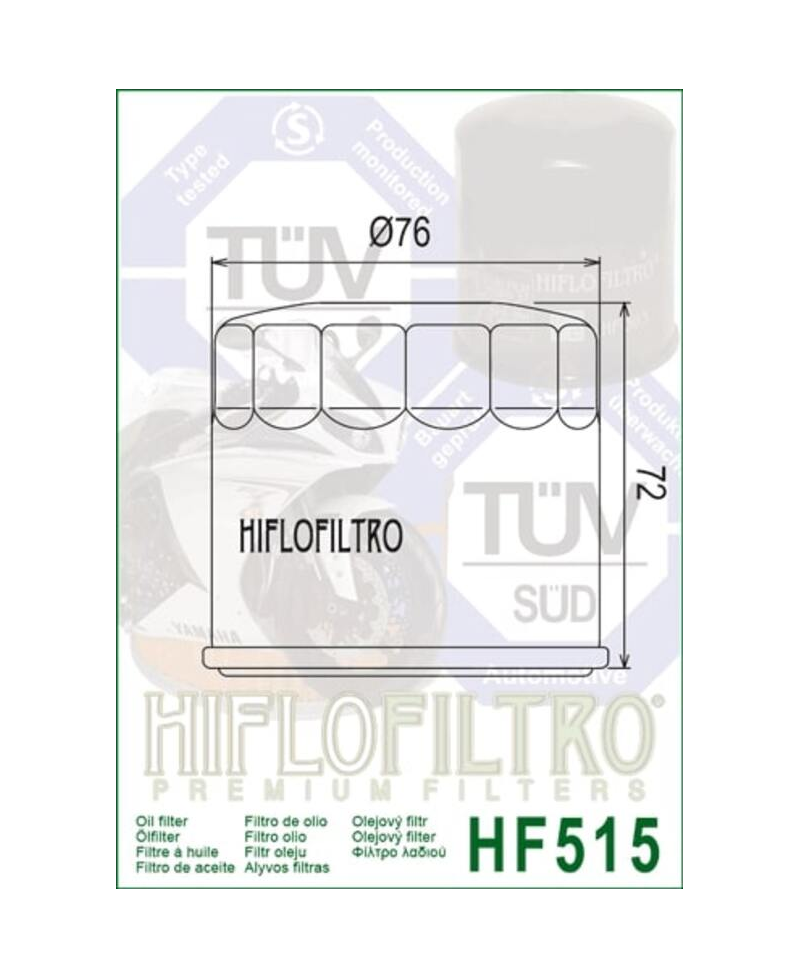 Filtre a huile HIFLOFILTRO - HF515
