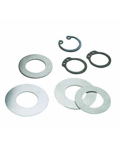 RONDELLE POULIE ADAPT. MBK 16X27/16X32 (EP. 0,5/0,7/1,2) AVEC CLIPS (KIT) (PEDALIER)