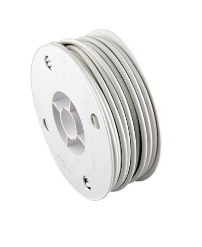 GAINE DIAMETRE EXT. 5MM DIAMETRE INT. 2.6MM - BLANCHE (ROULEAU DE 50 METRES)