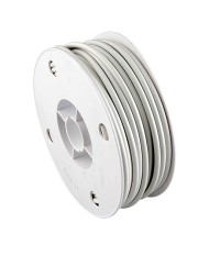 GAINE DIAMETRE EXT. 5MM DIAMETRE INT. 2.6MM - BLANCHE (ROULEAU DE 50 METRES)