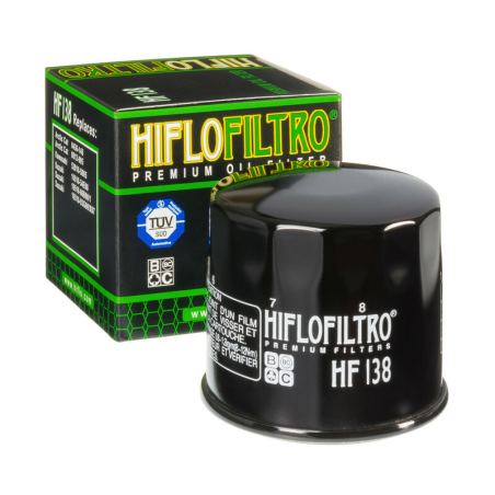 Filtre a huile HIFLOFILTRO Noir brillant - HF138