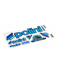 AUTOCOLLANT MARQUE POLINI (PLANCHE 30X17CM)