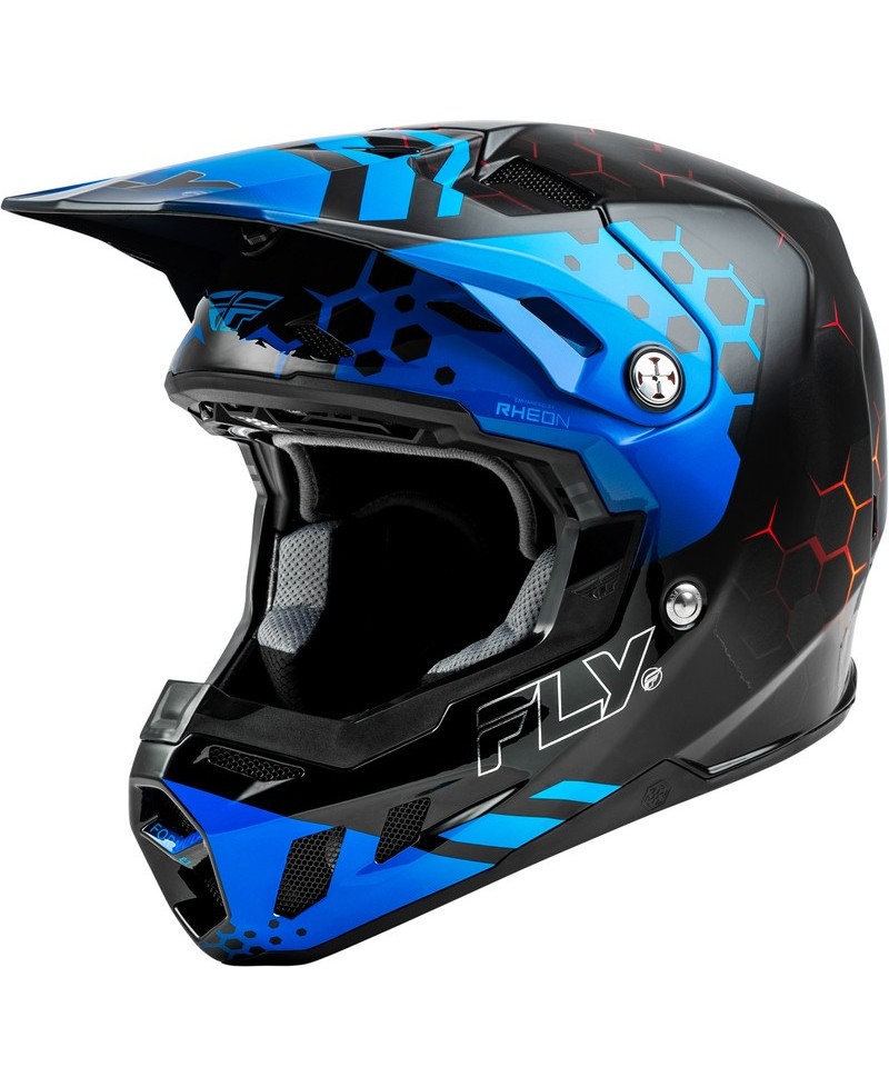 Casque FLY RACING Formula CC Tektonic - noir/bleu/rouge