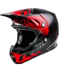 Casque FLY RACING Formula CC Tektonic - noir/rouge/orange