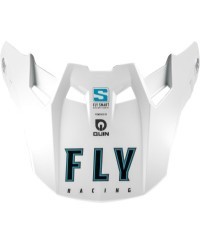 Visière FLY RACING Formula S Carbon Solid - blanc